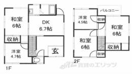 貸家間取り図面