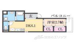ＫＴＩレジデンス武庫川２間取り図面