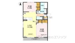 ルコアン堀川今宮間取り図面