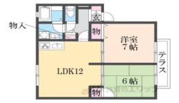 シーザパレス武庫間取り図面