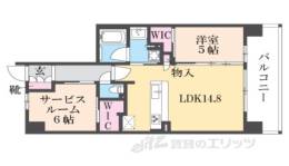 クラッシィハウス京都六地蔵間取り図面