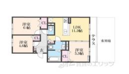 サウス・レジデンス菱川間取り図面