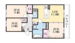 サウス・レジデンス菱川間取り図面