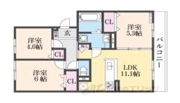 サウス・レジデンス菱川間取り図面