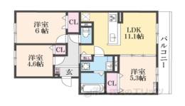 サウス・レジデンス菱川間取り図面