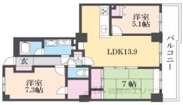 ウイングビュー間取り図面