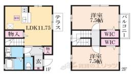 ウィルコート口谷東　A棟間取り図面