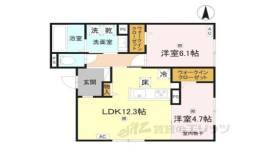 RETORIA瓦口WEST間取り図面