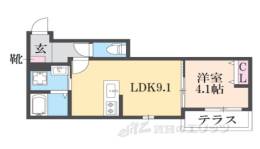 クレアトゥール香里園間取り図面