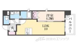仮）四条富小路マンション間取り図面