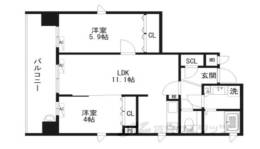 VERTICE四条富小路間取り図面