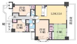 ルモン四ノ宮藤尾台間取り図面