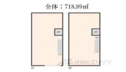 御陵鴫谷倉庫１間取り図面