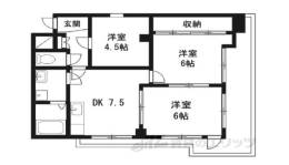 パリエ・ド・三条間取り図面