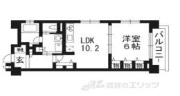 リーガル京都東本願寺前間取り図面