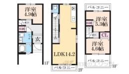 貸家間取り図面