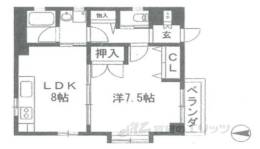 小山上初音町54-4（2階）間取り図面