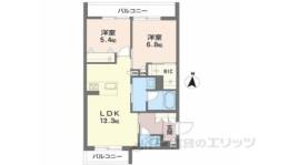 シャーメゾン鏡山間取り図面