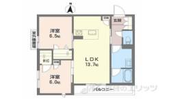 シャーメゾン鏡山間取り図面