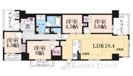 プレミスト京都西院間取り図面