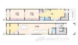 森本町上森本23-6店舗付住宅間取り図面