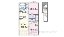 ヴァンヴェール彦根ＲＳ間取り図面