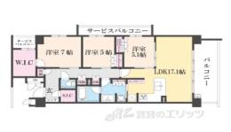 プレミスト京都松ヶ崎間取り図面