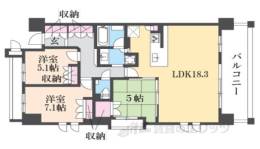 プレミスト京都烏丸鞍馬口間取り図面