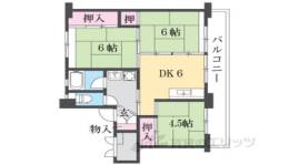 ビレッジハウス石生２号棟間取り図面
