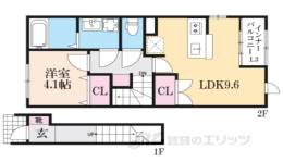 仮称）土師新築アパート間取り図面
