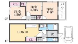 貸家間取り図面