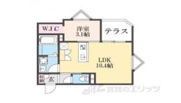 REGALEST西院間取り図面