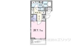 ラフレシール　ウエスト間取り図面
