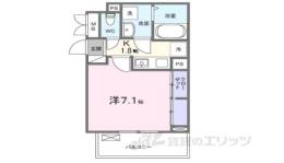 ラフレシール　ウエスト間取り図面