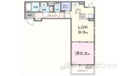 ラフレシール　ウエスト間取り図面