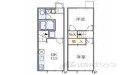 レオパレスローズパイン間取り図面