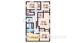 エレガンハイツ間取り図面