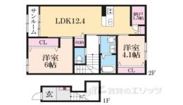 ラ・ルーチェ間取り図面