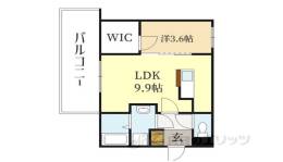 仮称）一乗寺北大丸町計画間取り図面