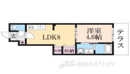 （仮）草津市草津3丁目新築アパート間取り図面