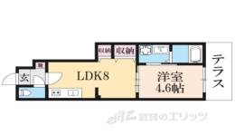 （仮）草津市草津3丁目新築アパート間取り図面