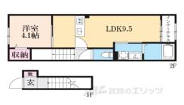 （仮）草津市草津3丁目新築アパート間取り図面