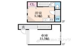（仮称）寝屋川市大成町ガレージハウス間取り図面