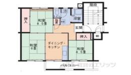 西大和片岡台団地５２号棟間取り図面
