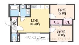 クリエオーレ松丘町間取り図面