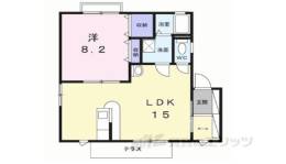 メゾンみやびB間取り図面