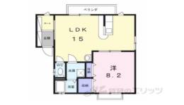 メゾンみやびB間取り図面