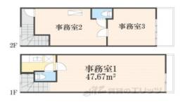 桂南巽町36-5店舗戸建間取り図面