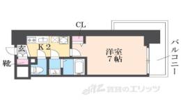 フラシア東難波間取り図面
