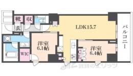 パークホームズ四条河原町間取り図面